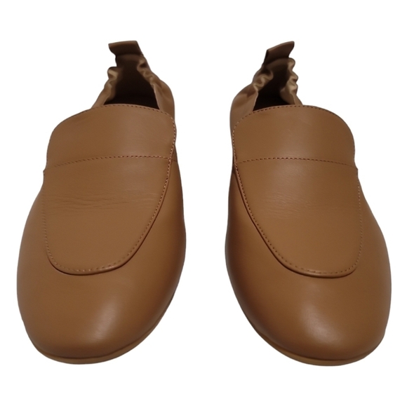 Everlane The Day Loafer in Caramel 10.5 Like New Modern Italian Leather Cushion - Picture 7 of 11